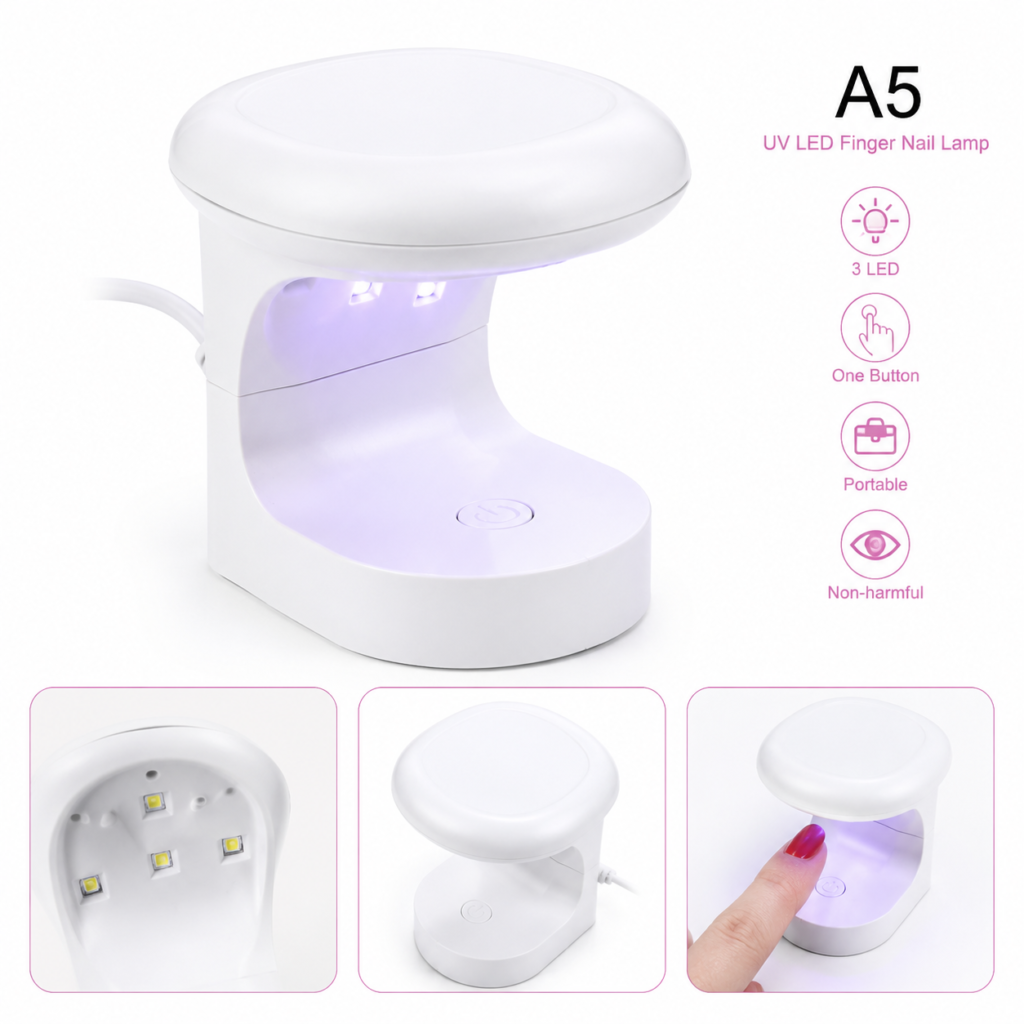 دستگاه یووی ال ای دی (LED-UV) کاشت ناخن انگشتی سان SUN A5